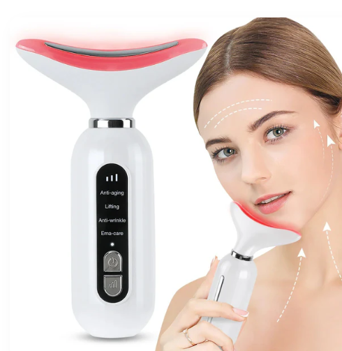 Masajeador Facial y Cuello AntiEdad LED