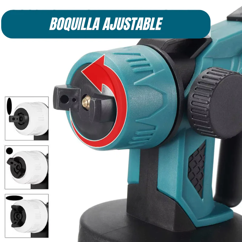Compresor de Pintura Inalámbrico de 2 baterías